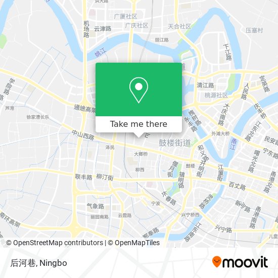 后河巷 map