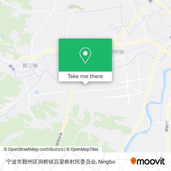 宁波市鄞州区洞桥镇百梁桥村民委员会 map