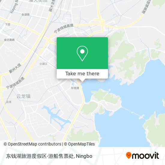东钱湖旅游度假区-游船售票处 map