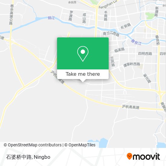 石婆桥中路 map