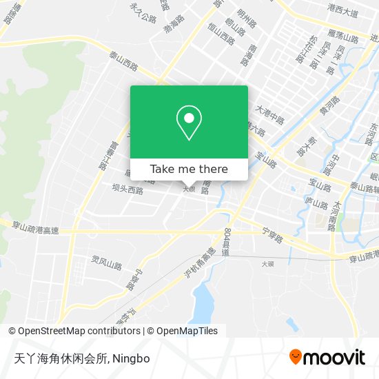 天丫海角休闲会所 map