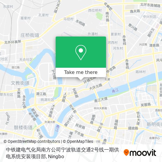 中铁建电气化局南方公司宁波轨道交通2号线一期供电系统安装项目部 map