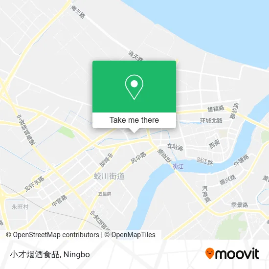 小才烟酒食品 map