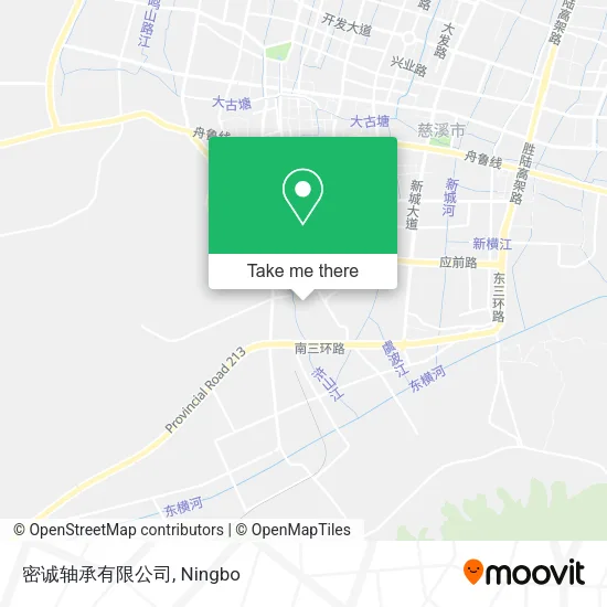 密诚轴承有限公司 map