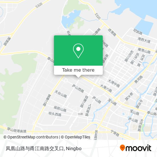 凤凰山路与甬江南路交叉口 map