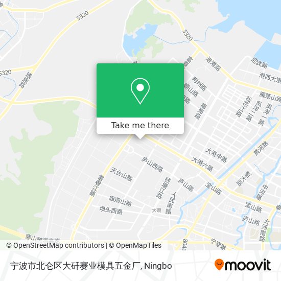 宁波市北仑区大矸赛业模具五金厂 map