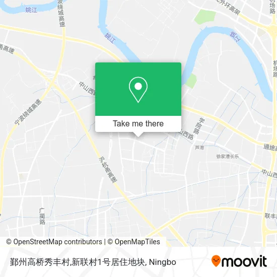 鄞州高桥秀丰村,新联村1号居住地块 map