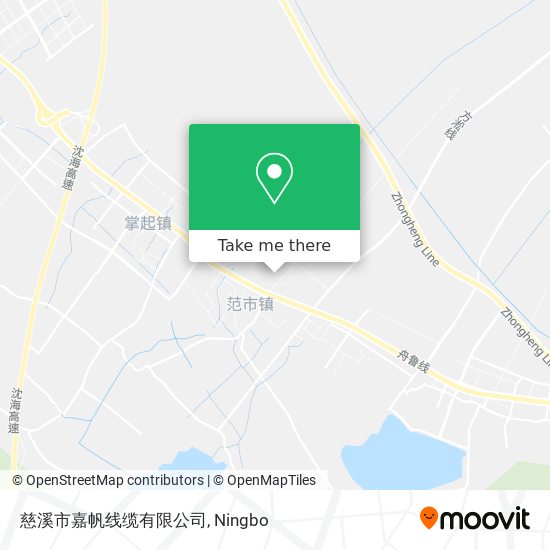 慈溪市嘉帆线缆有限公司 map