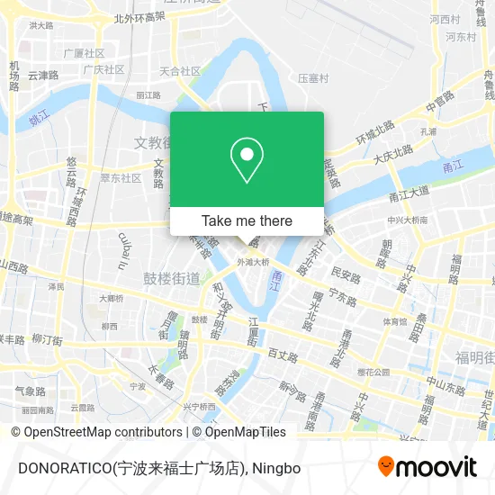 DONORATICO(宁波来福士广场店) map