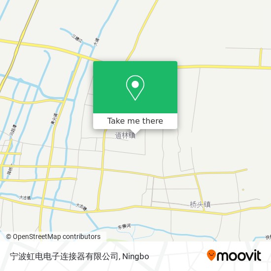 宁波虹电电子连接器有限公司 map