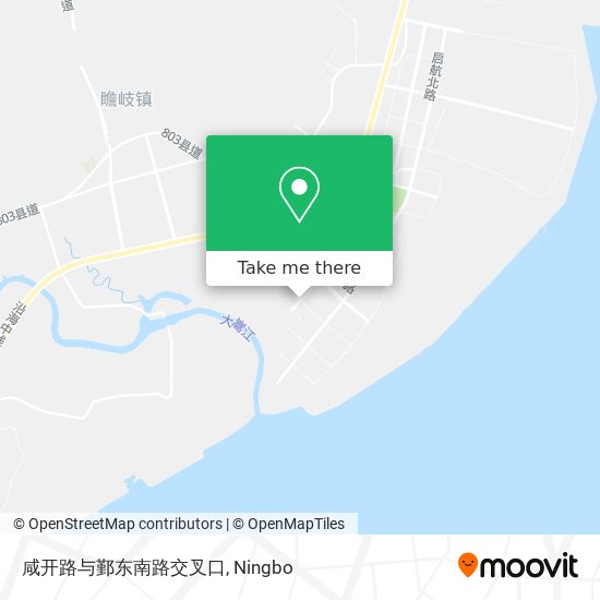咸开路与鄞东南路交叉口 map