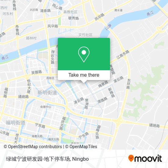 绿城宁波研发园-地下停车场 map