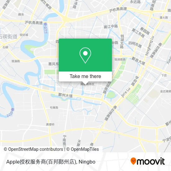 Apple授权服务商(百邦鄞州店) map