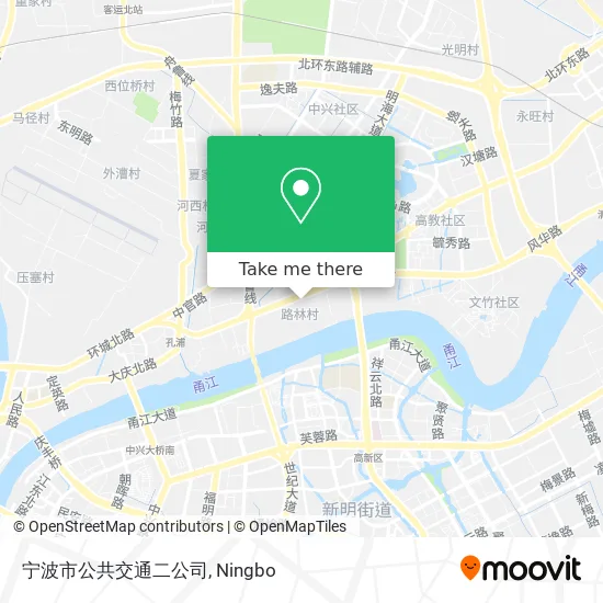 宁波市公共交通二公司 map
