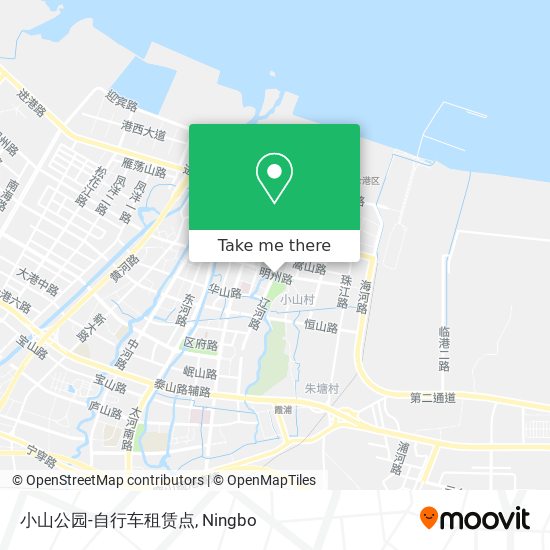 小山公园-自行车租赁点 map