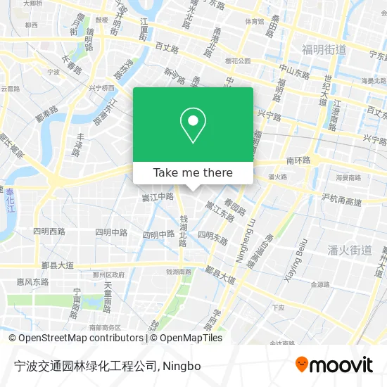 宁波交通园林绿化工程公司 map