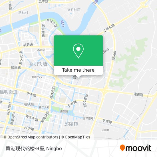 甬港现代铭楼-B座 map