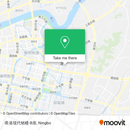 甬港现代铭楼-B座 map