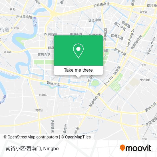 南裕小区-西南门 map