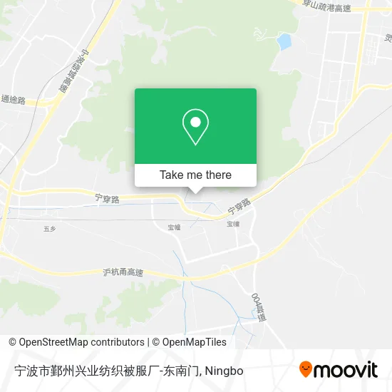 宁波市鄞州兴业纺织被服厂-东南门 map