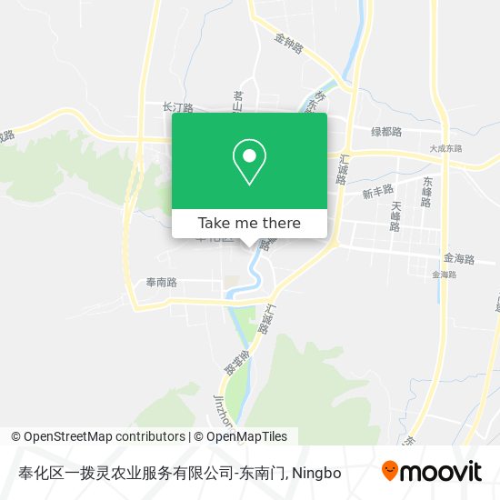 奉化区一拨灵农业服务有限公司-东南门 map