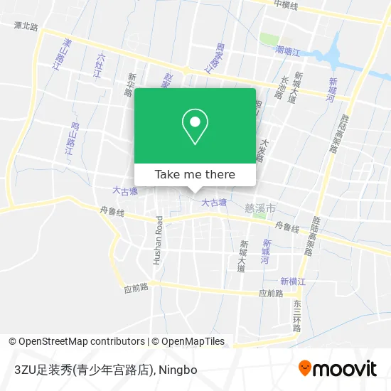 3ZU足装秀(青少年宫路店) map