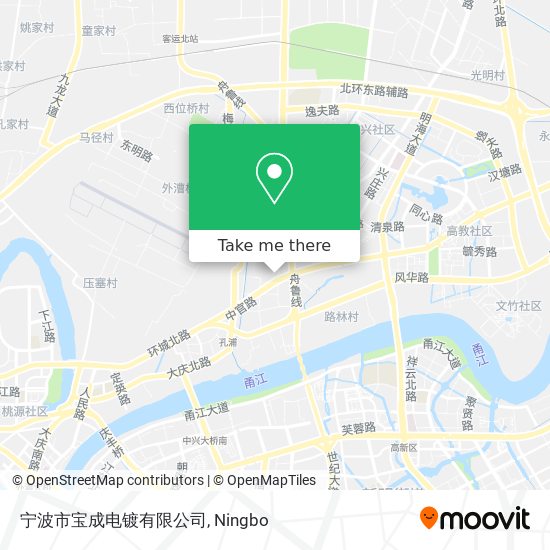 宁波市宝成电镀有限公司 map