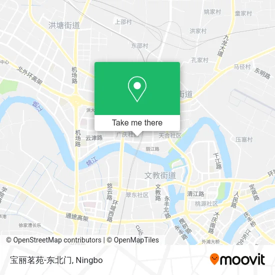 宝丽茗苑-东北门 map