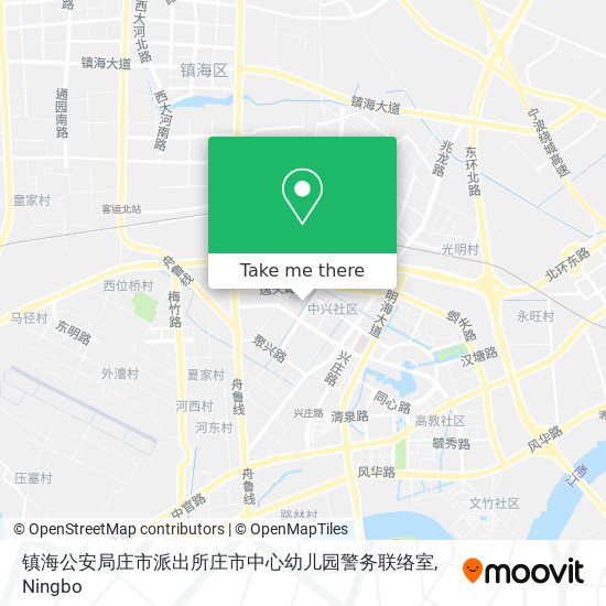 镇海公安局庄市派出所庄市中心幼儿园警务联络室 map