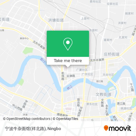 宁波牛杂面馆(祥北路) map