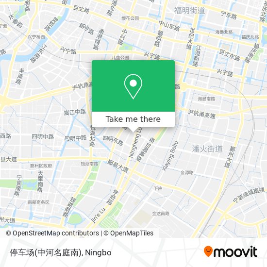 停车场(中河名庭南) map