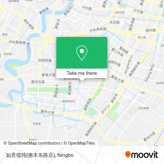 如意馄饨(惠丰东路店) map