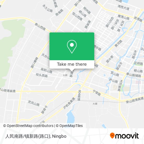 人民南路/镇新路(路口) map