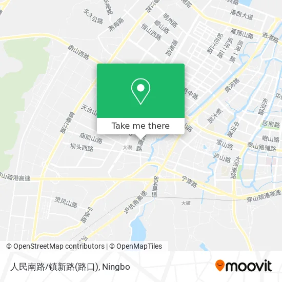 人民南路/镇新路(路口) map