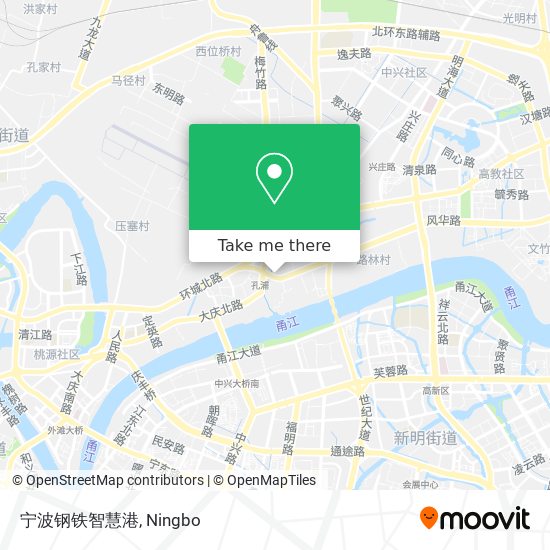 宁波钢铁智慧港 map