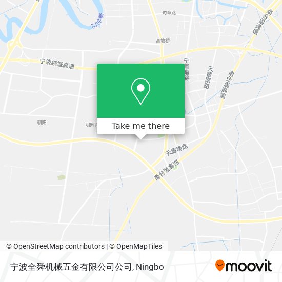 宁波全舜机械五金有限公司公司 map