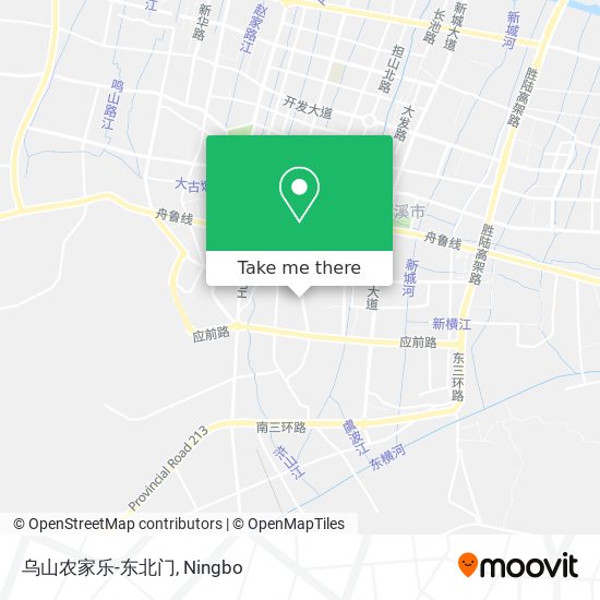 乌山农家乐-东北门 map