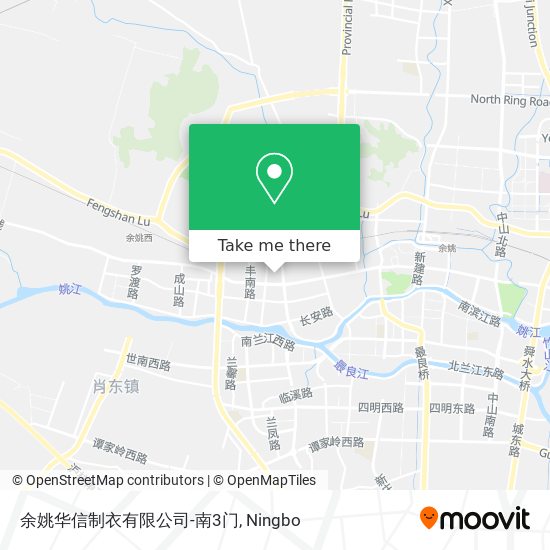 余姚华信制衣有限公司-南3门 map