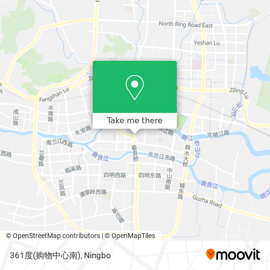 361度(购物中心南) map