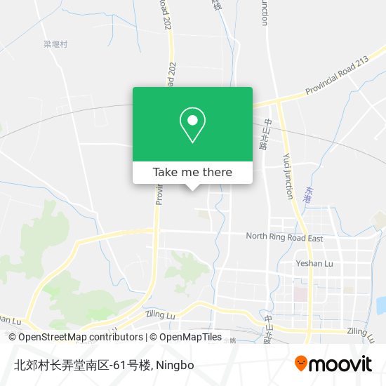 北郊村长弄堂南区-61号楼 map