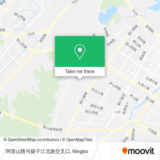 阿里山路与扬子江北路交叉口 map