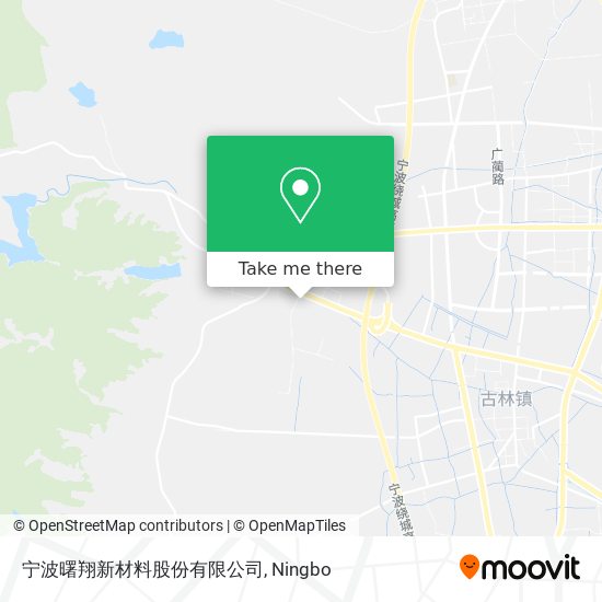 宁波曙翔新材料股份有限公司 map