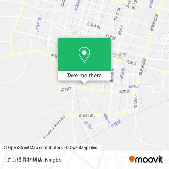 浒山模具材料店 map