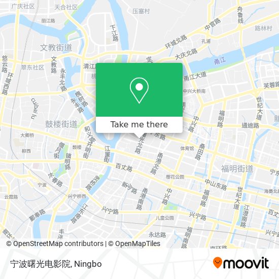 宁波曙光电影院 map