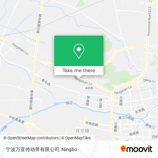 宁波万亚传动带有限公司 map