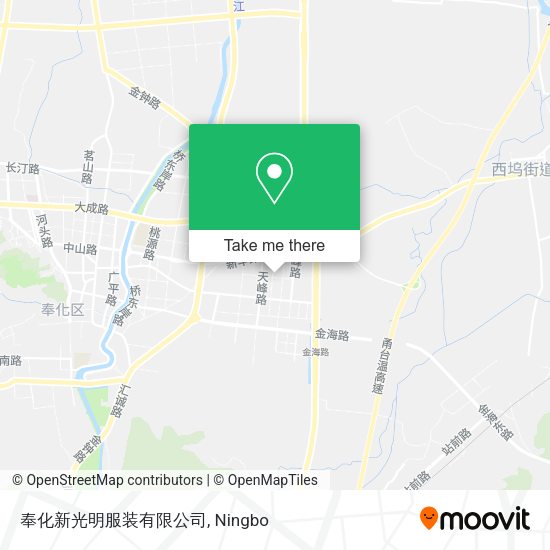 奉化新光明服装有限公司 map