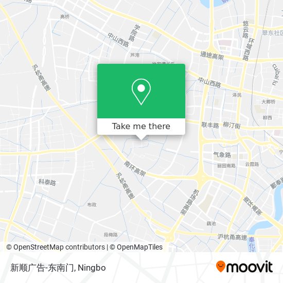 新顺广告-东南门 map