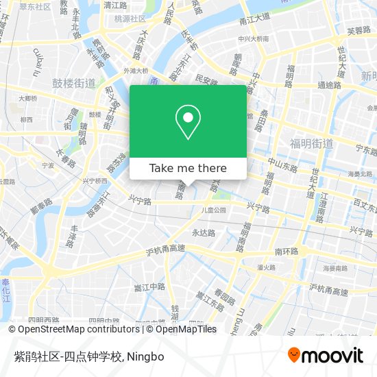 紫鹃社区-四点钟学校 map