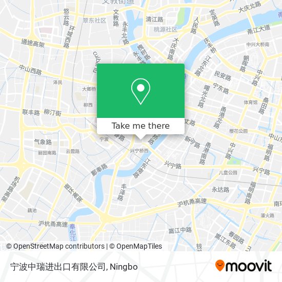宁波中瑞进出口有限公司 map