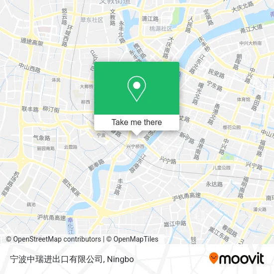 宁波中瑞进出口有限公司 map